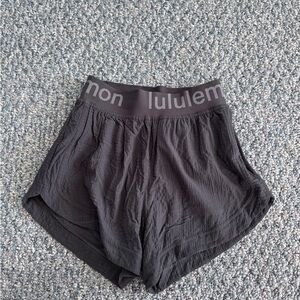 Lululemon Black Textured Shorts